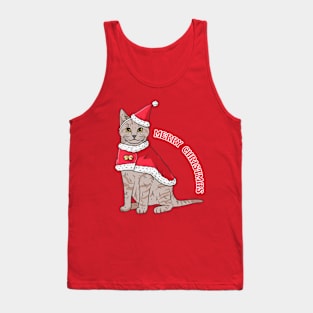 Cats wearing Christmas gear Tank Top